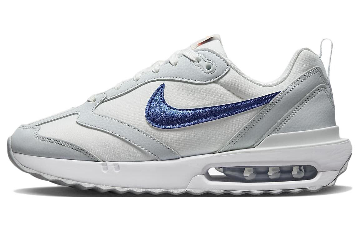 Nike Air Max Dawn Casual Shoes Women's Low-Top Mountain Peak White Gold/White/Medium Blue