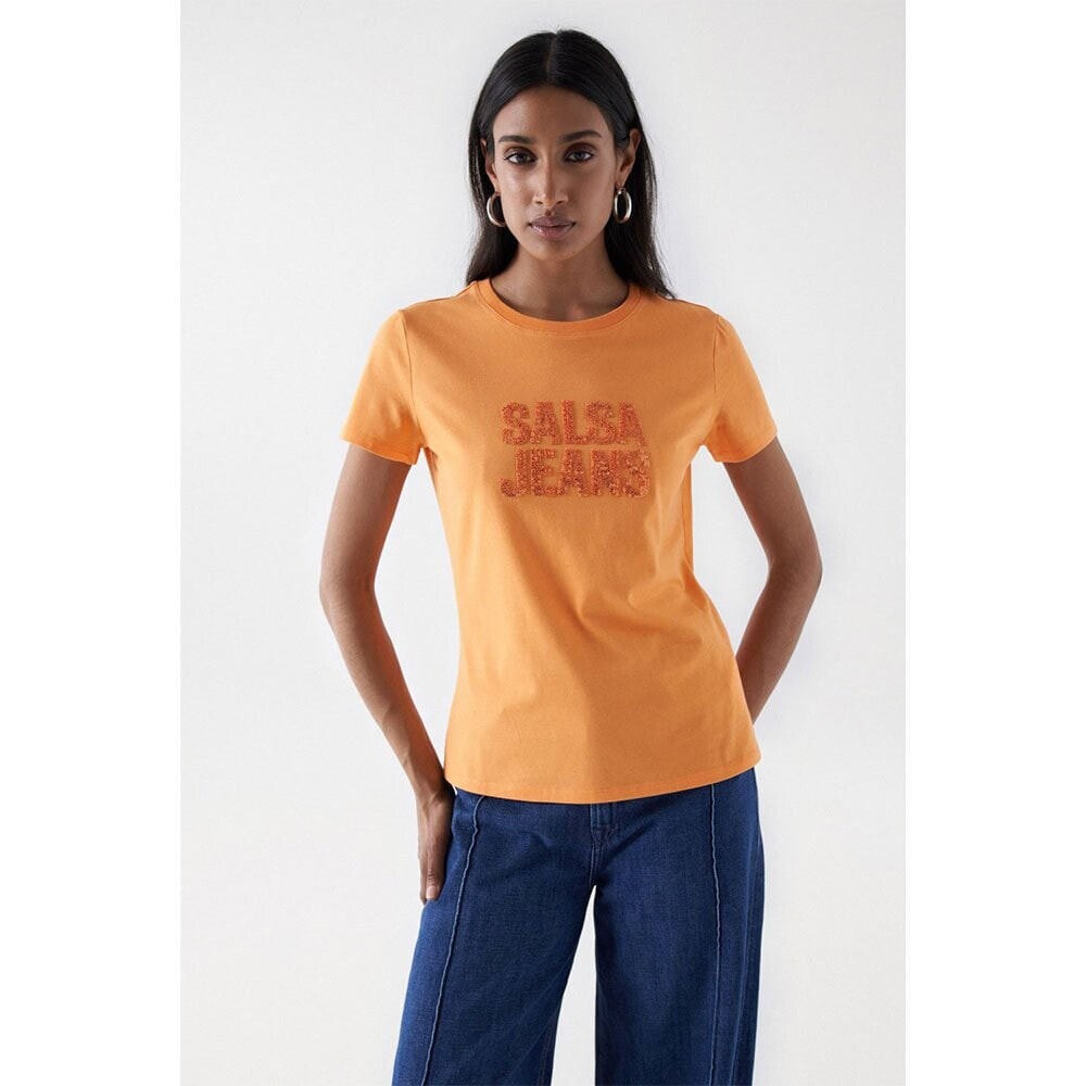 SALSA JEANS Embroidered Logo Short Sleeve T-Shirt