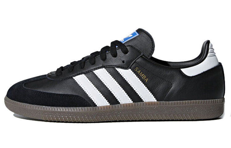 adidas originals Samba Samba OG 防滑减震 低帮 板鞋 男女同款 黑白 / Кроссовки Adidas originals Samba Samba OG B75807