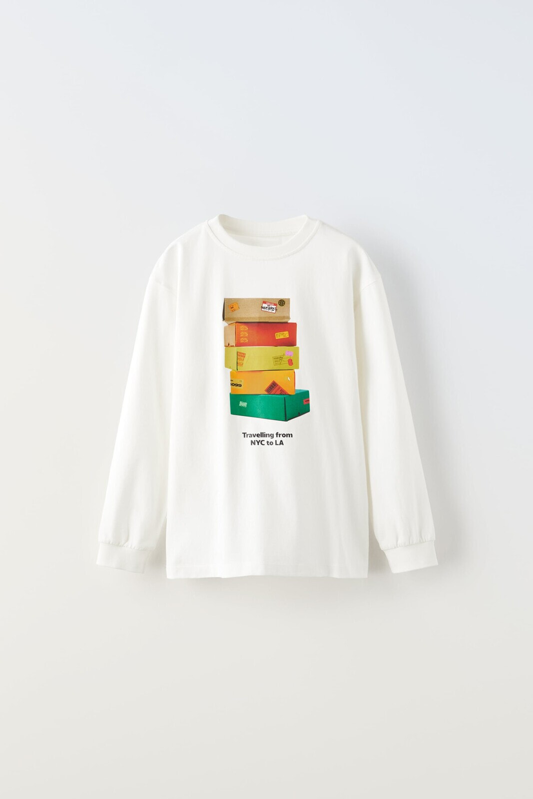 T-shirt with boxes