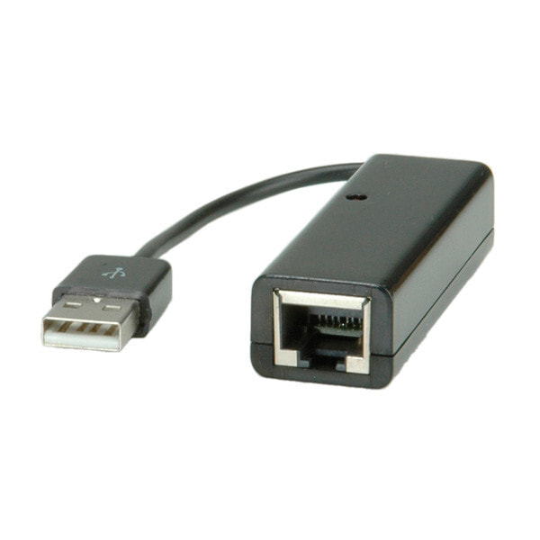 Value USB 2.0 - RJ-45 RJ45, USB Черный 12.99.1107