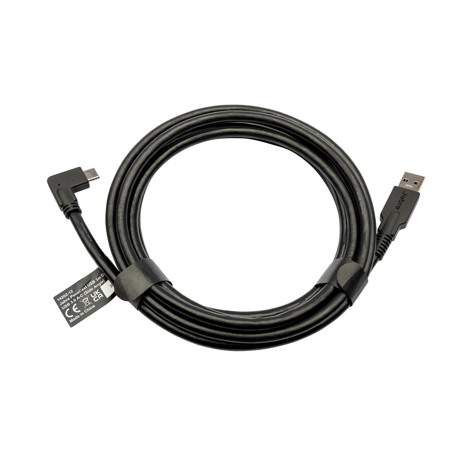 Jabra PanaCast USB Cable USB кабель 3 m USB 3.2 Gen 1 (3.1 Gen 1) USB A USB C Черный 14202-12