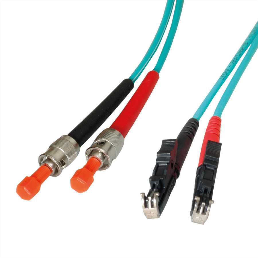 LEONI Kerpen LEONI LWL-Kbl OM3 RuM/Shr. E2000/ST 15m - Kabel - 15 m - Cable - 15 m