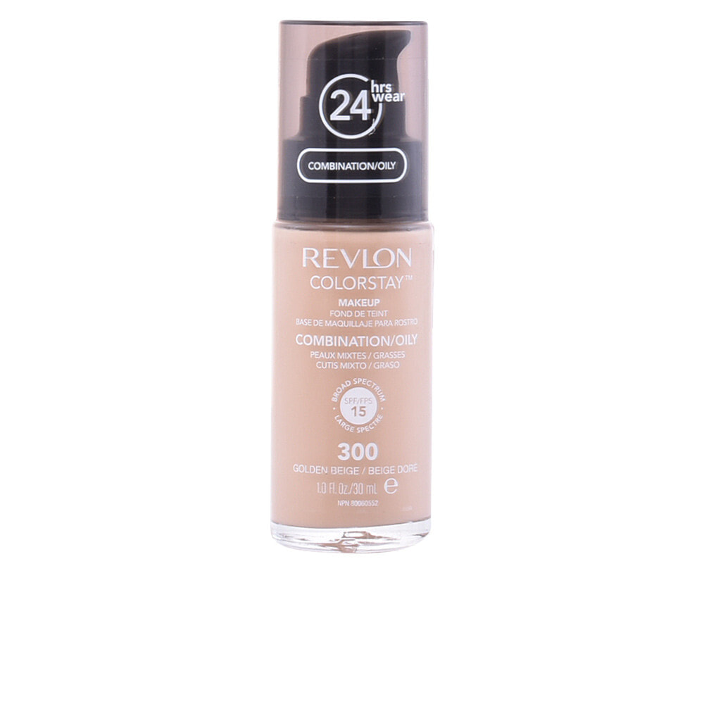 Revlon ColorStay Makeup Combination/Oily Skin Стойкий тональный крем для жирной и комбинированной кожи #300 Golden Beige 30 мл