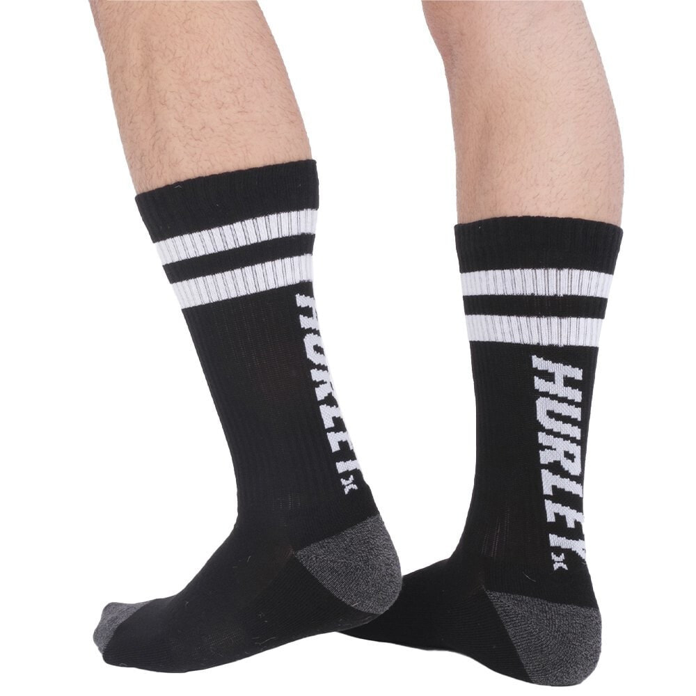 HURLEY Extended Terry crew socks