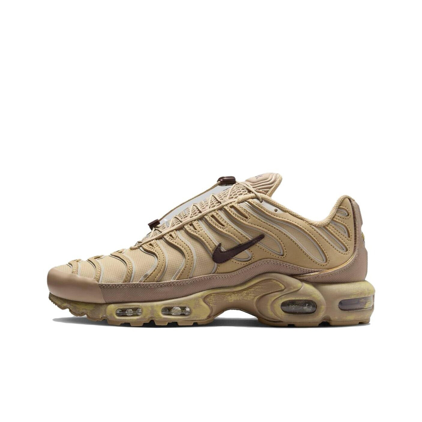 Nike Air Max Plus 网布 运动舒适 耐磨 低帮 生活休闲鞋 男款 黄黑