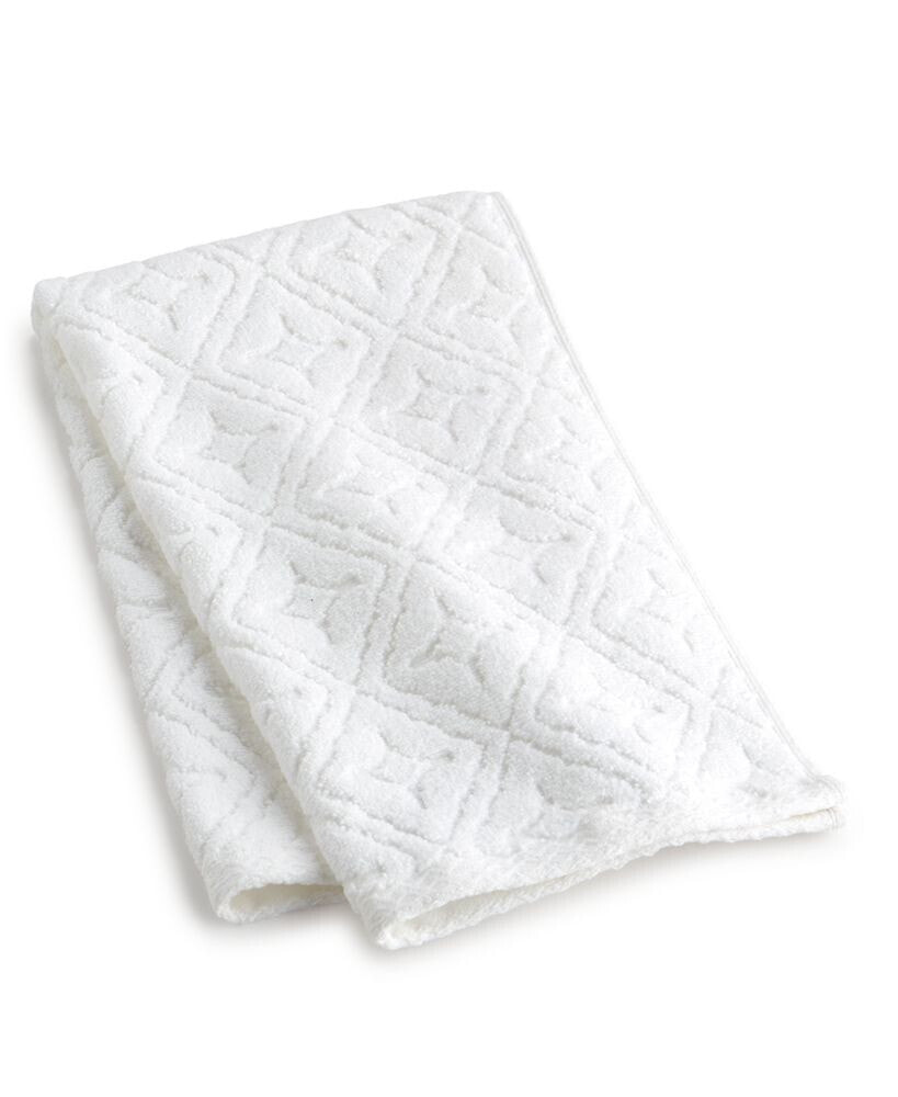 Hotel Collection micro Cotton Sculpted Tonal Tile Bath Towel, 30