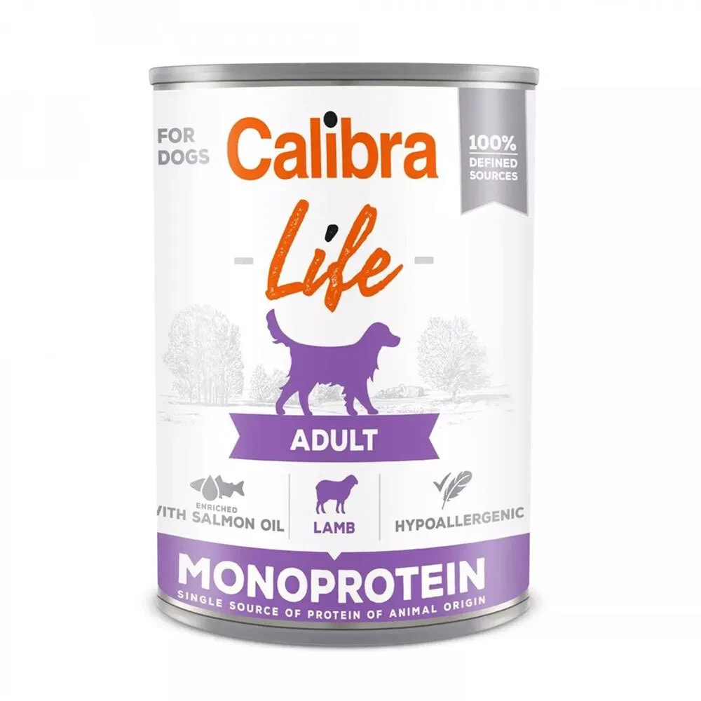 CALIBRA Life Adult Monoprotein lamb wet food for dog 0.4kg