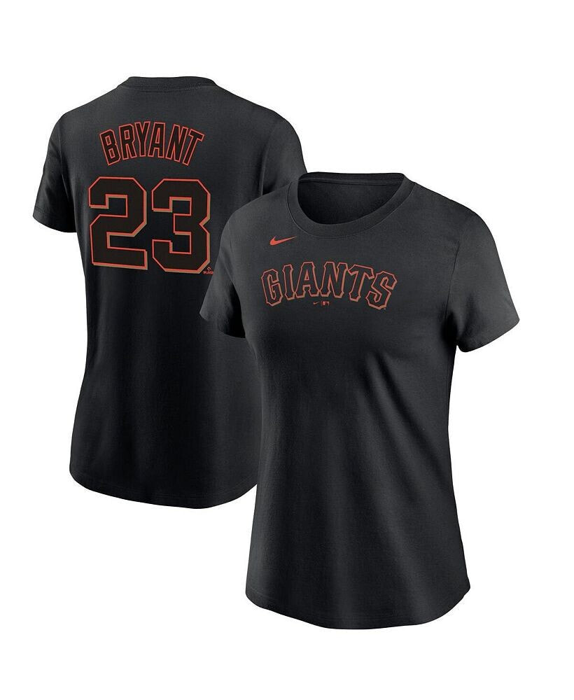 Nike women's Kris Bryant Black San Francisco Giants Name Number T-Shirt