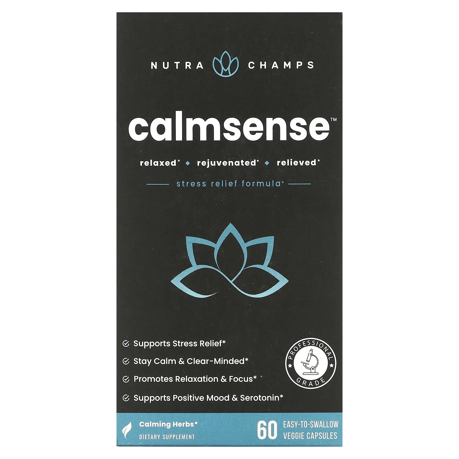 Calmsense, 60 Easy-To-Swallow Veggie Capsules