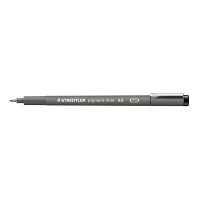 Staedtler pigment liner 308 капиллярная ручка Черный 10 шт 30808-9
