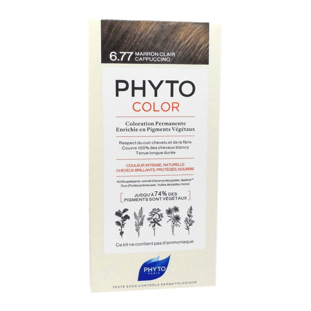 PHYTO Permanent Color 6.77 Light Brown Cappuccino