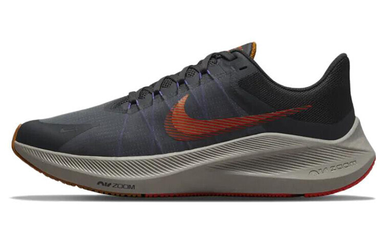 Nike Zoom Winflo 8 耐磨透气 低帮 跑步鞋 男款 黑橙 / Кроссовки Nike Zoom Winflo 8 CW3419-010