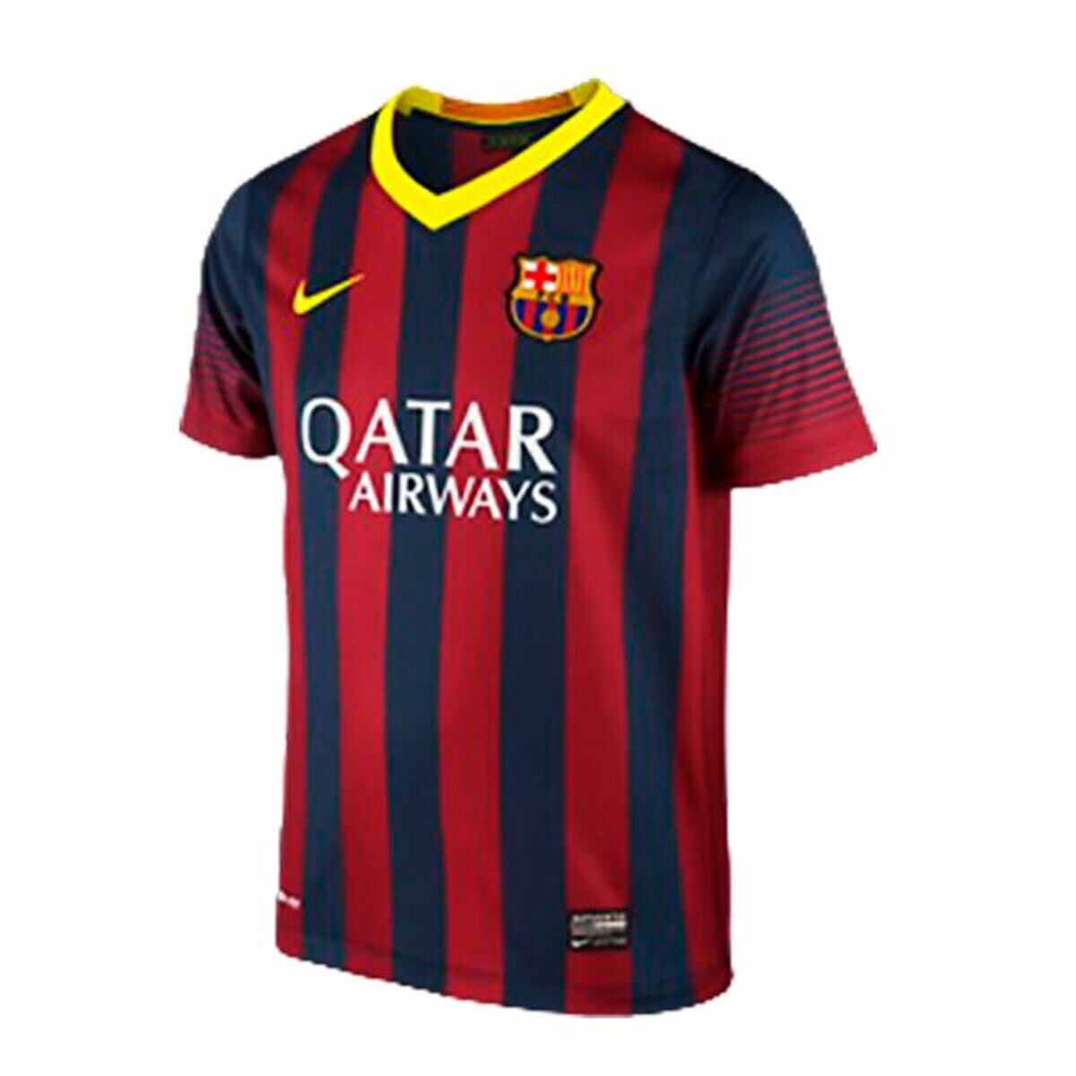 Men's Short-sleeved Football Shirt Qatar Nike FC. Barcelona 2014