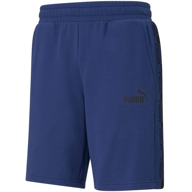 Мужские шорты спортивные синие Puma Amplified M 585786 12 shorts