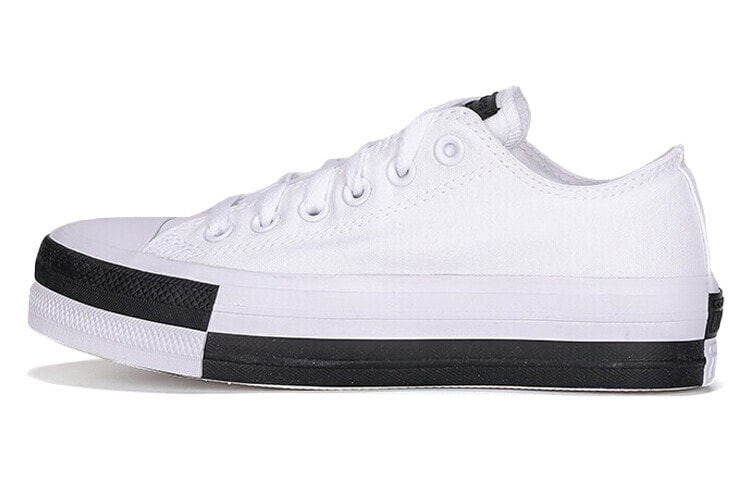 Converse Chuck Taylor All Star 防滑耐磨 低帮 帆布鞋 女款 黑白色 / Кеды Converse Chuck Taylor 568656C