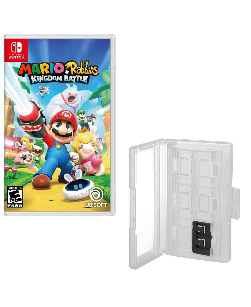 Nintendo mario Rabbids: Kingdom Battle Game with Game Caddy for Switch