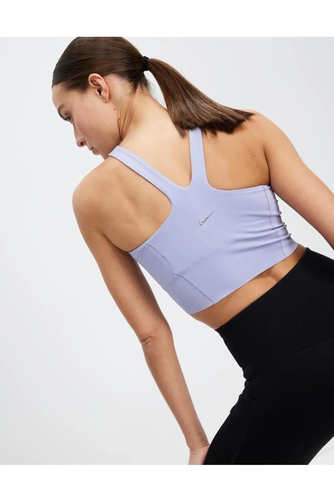 Yoga Dri-Fit Luxe Cropped Training Lila Kadın Atlet