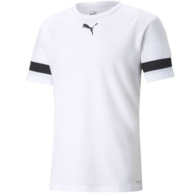 Мужская футболка спортивная белая с логотипом Puma teamRISE Jersey M 704932 04
