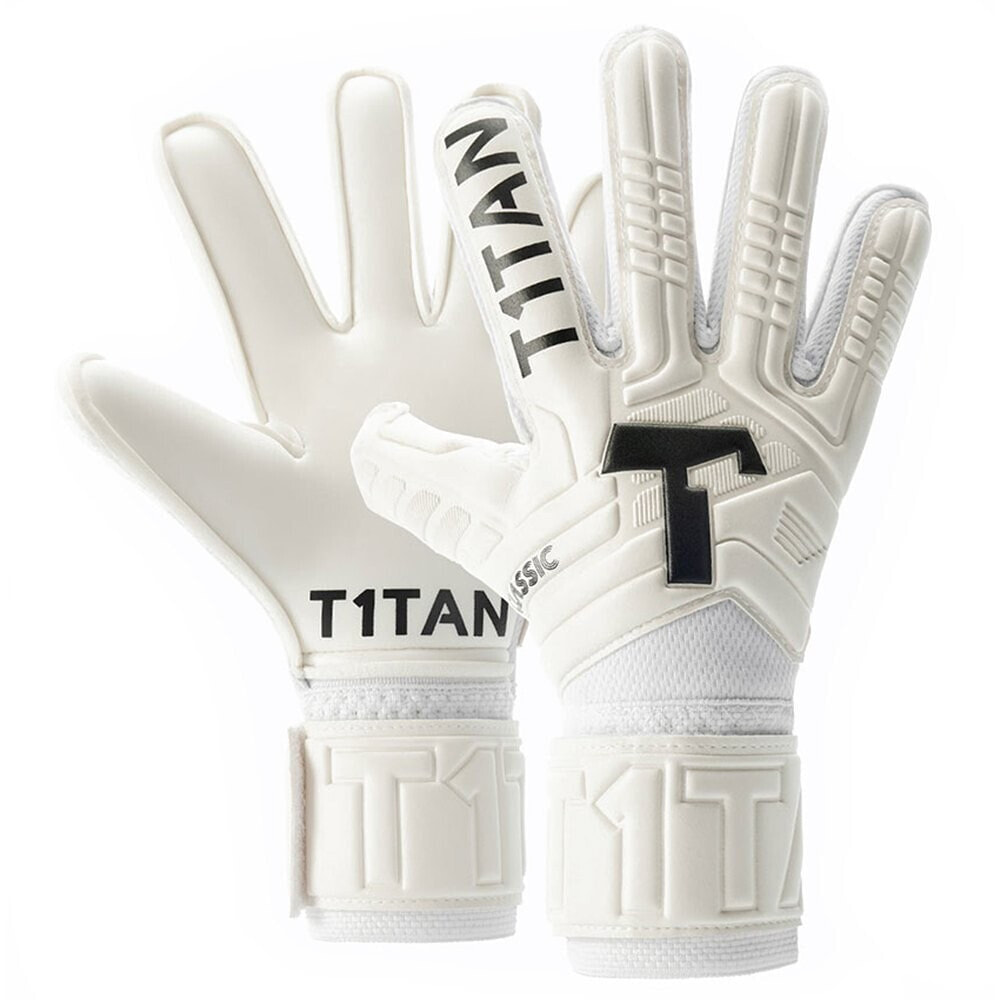 T1TAN Classic 1.0 Junior Goalkeeper Gloves With Finger Protection