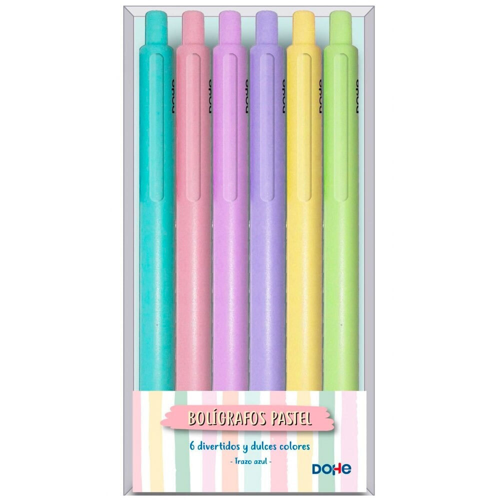 DOHE Set 6 Retractable Pastel Pens