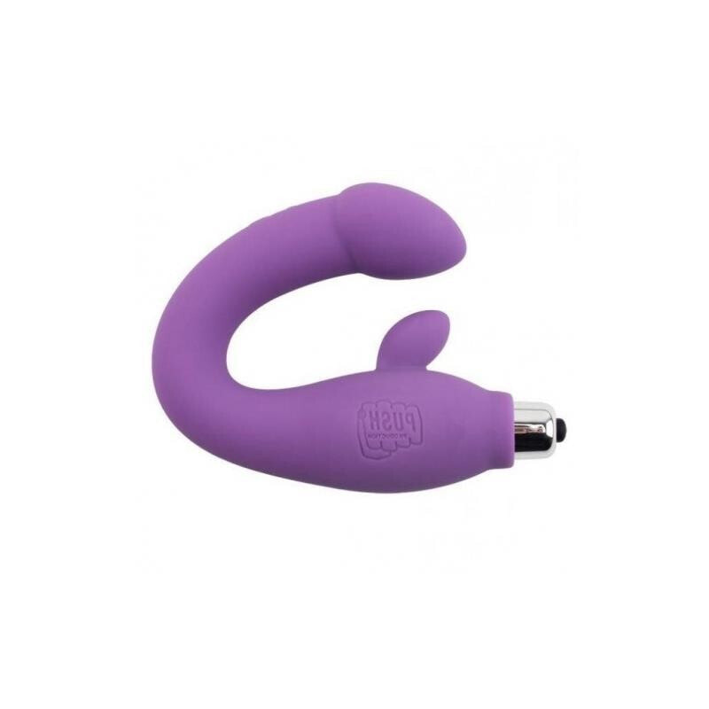 Вибратор CHISA Stimulator Goddess Dual Clit G-Spot Purple