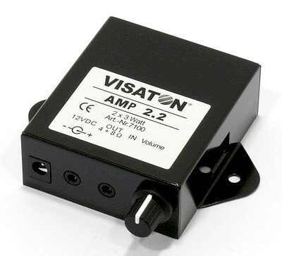 Visaton AMP 2.2 усилитель звуковой частоты 2.0 канала Черный 7100
