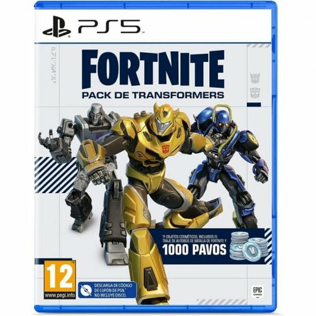 PlayStation 5 Video Game Meridiem Games Fortnite Pack de Transformers