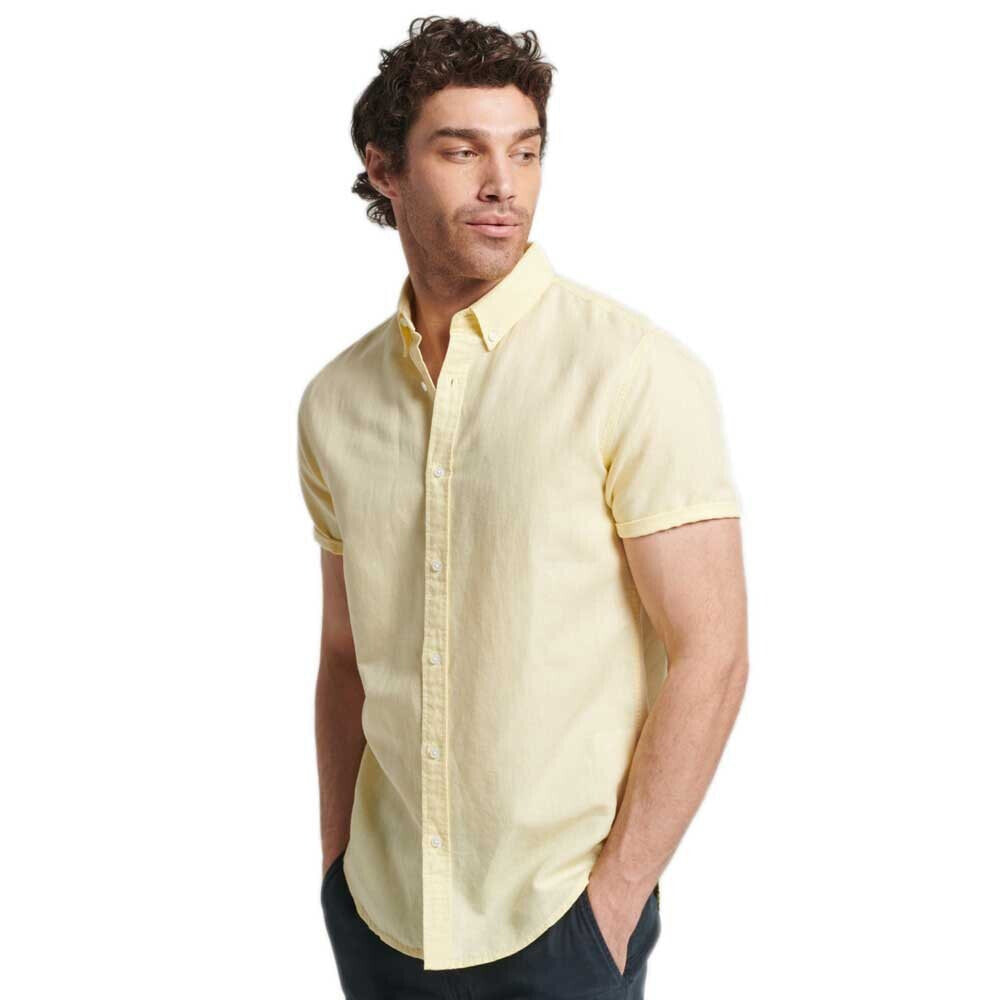 SUPERDRY Studios Linen Short Sleeve Shirt