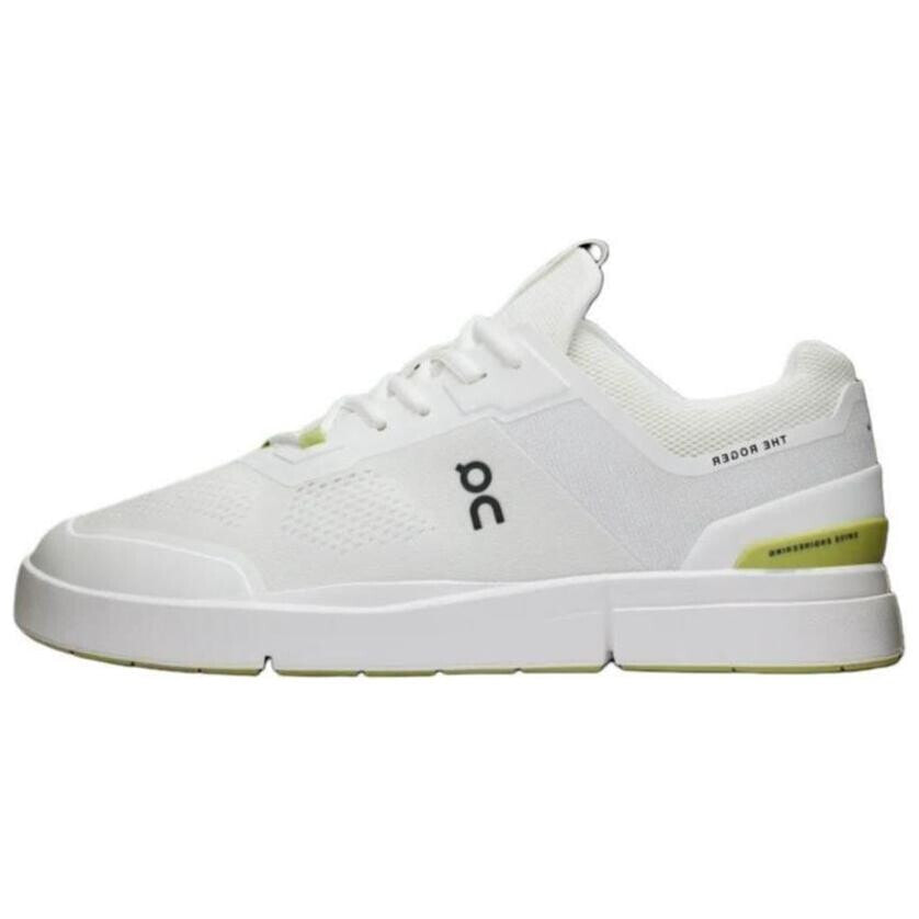 On THE ROGER Tennis Shoes Men Low-Top White/Yellow