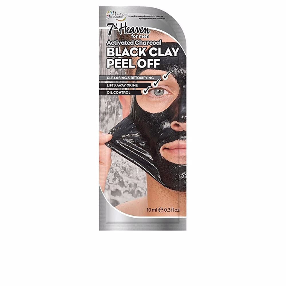 7th Heaven For Men Black Clay Peel Off Mask Мужская отшелушивающая маск из белой глины 10 мл