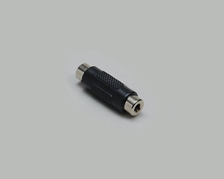 BKL Electronic 1102046 кабельный разъем/переходник 3.5mm 3,5 мм Черный