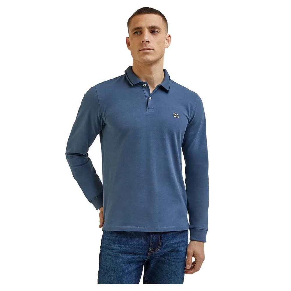 LEE Ls Pique Polo Long Sleeve Polo