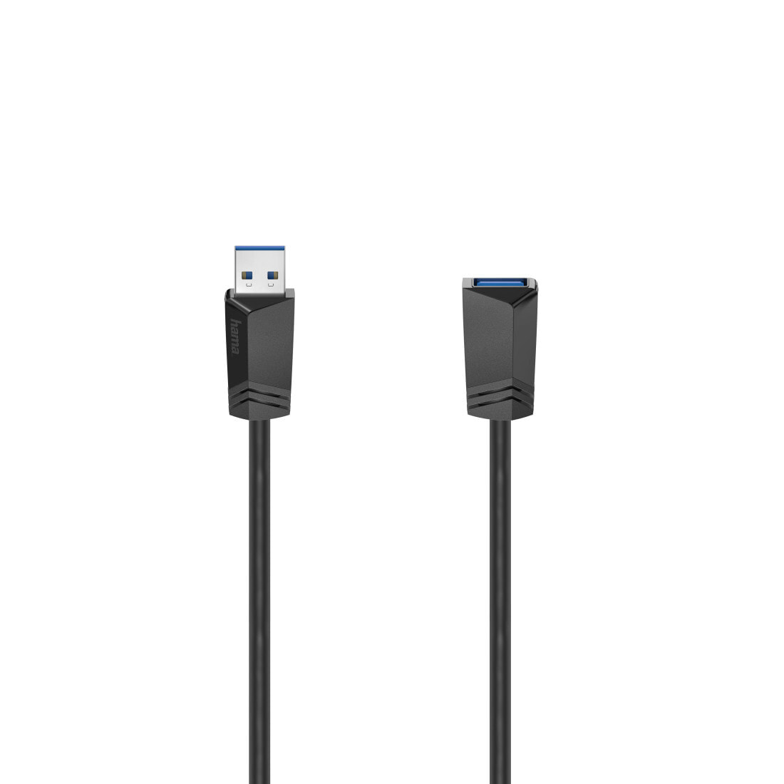 Hama 00200628, 1,5 м, USB A, USB A, 5000 Мбит/с, Черный