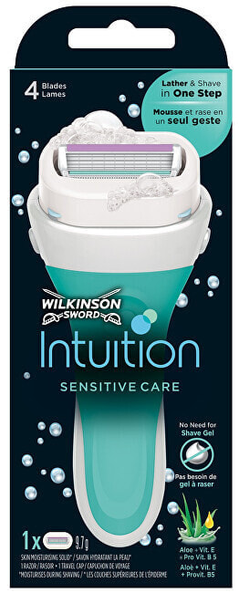 Wilkinson Sword Intuition Sensitive Care Станок для бритья + Одно сменное лезвие