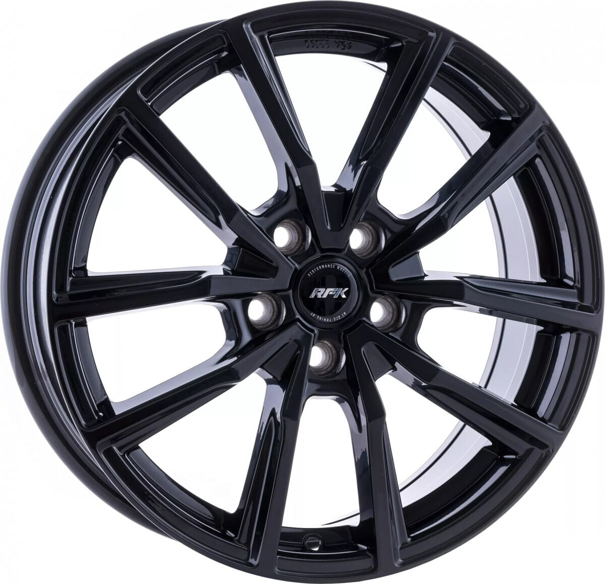 Колесный диск литой RFK Wheels SLS402 gloss black 8.5x19 ET47 - LK5/112 ML74.1