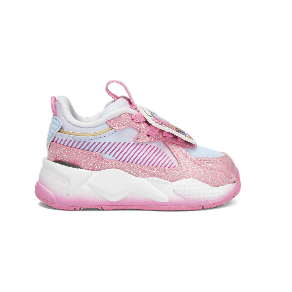 Puma RsX X Laugh Out Loud Surprise Lace Up Toddler Girls Pink Sneakers Casual S