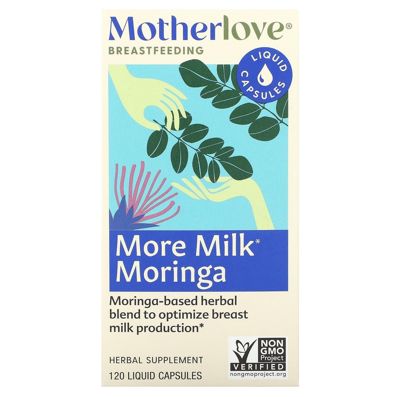 Breastfeeding, More Milk Moringa, 60 Liquid Capsules