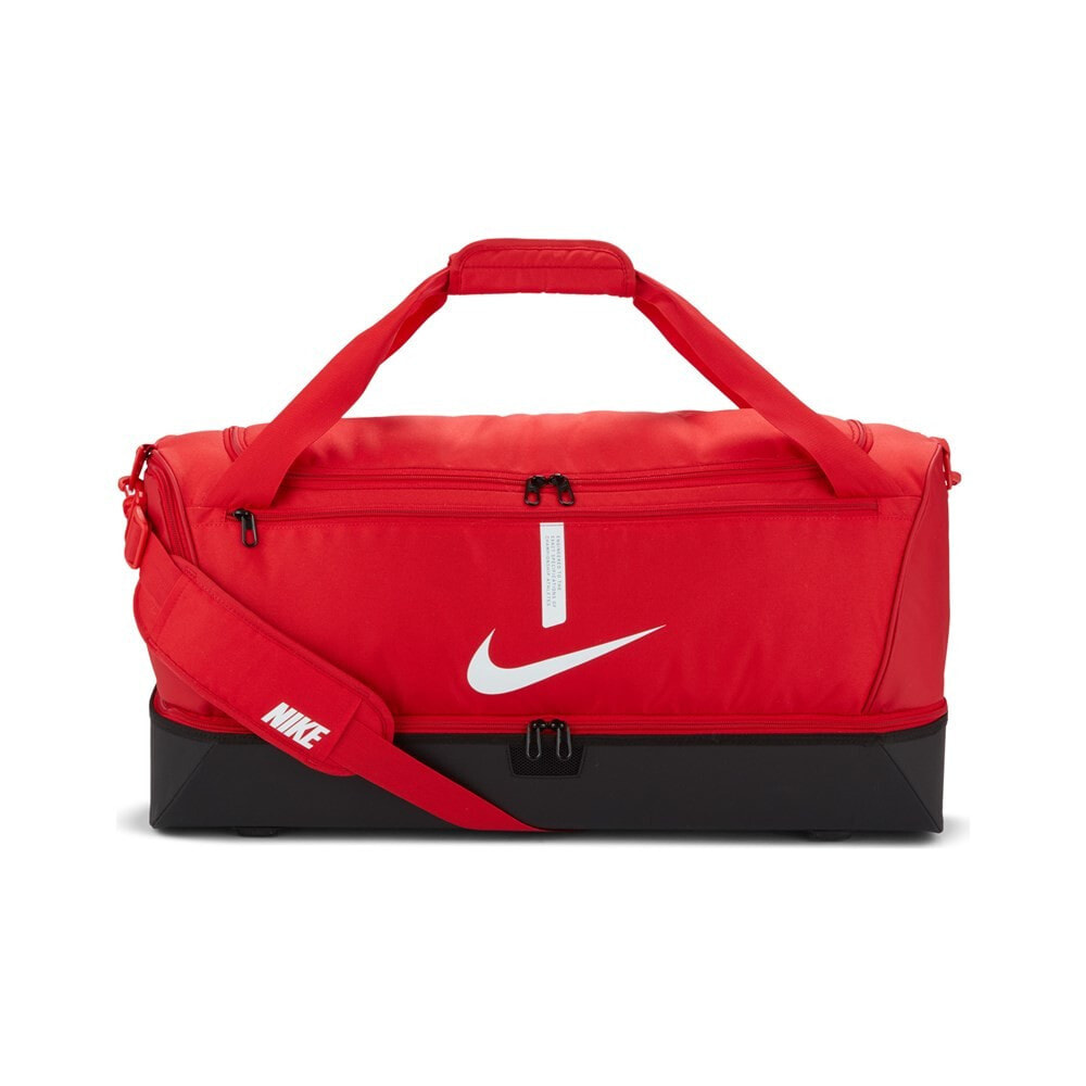 Мужская спортивная сумка красная текстильная маленькая для тренировки с ручками через плечо Nike Academy Team Hardcase