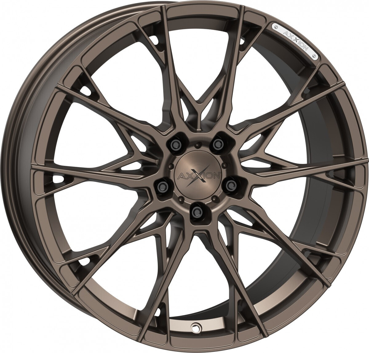 Колесный диск литой Axxion X1 daytona grau hochglanzpoliert 8.5x19 ET35 - LK5/112 ML72.6