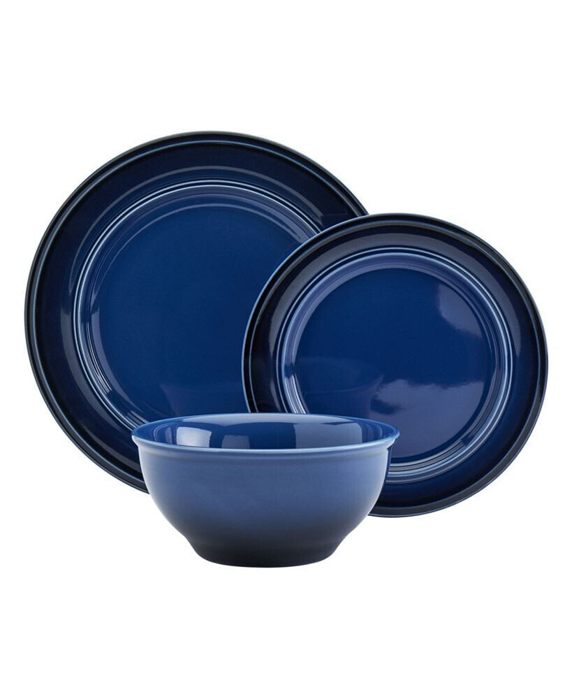 MASON CRAFT & MORE festival Ombre Dinnerware, Set of 12