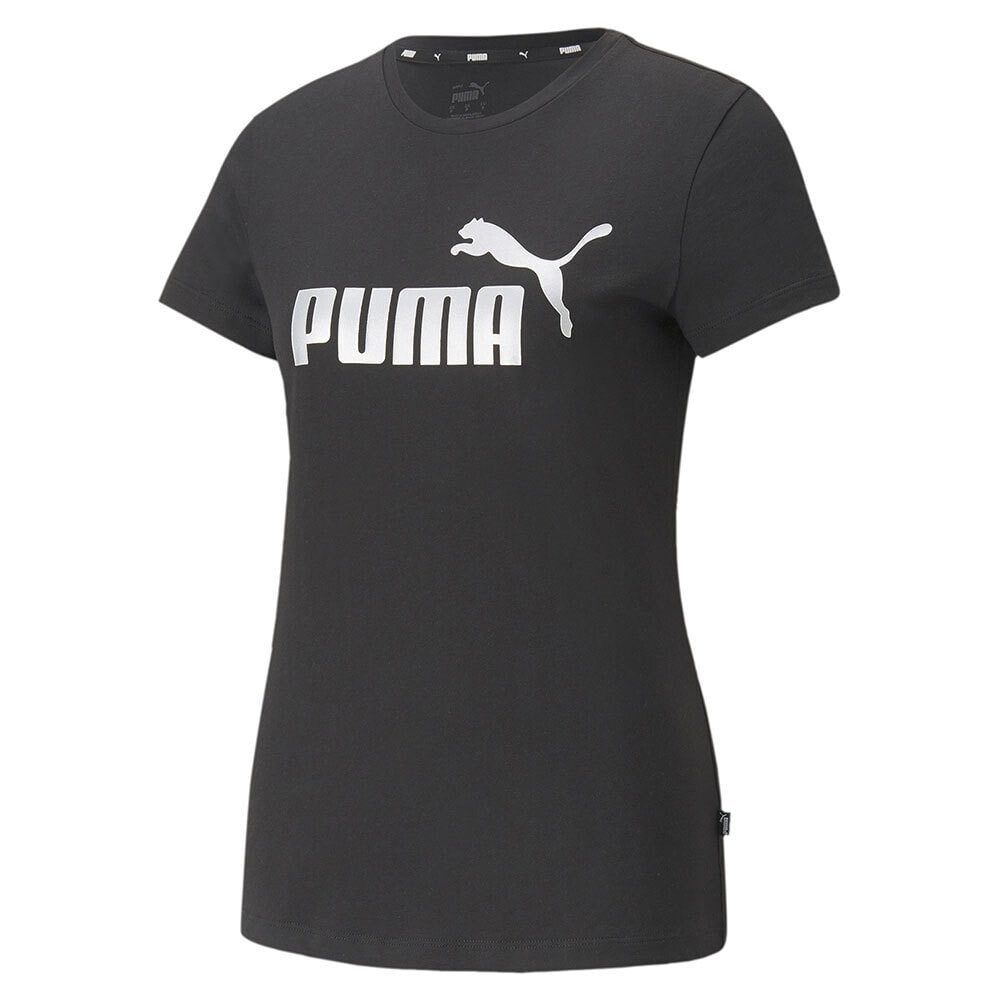PUMA Ess+ Metallic Logo short sleeve T-shirt