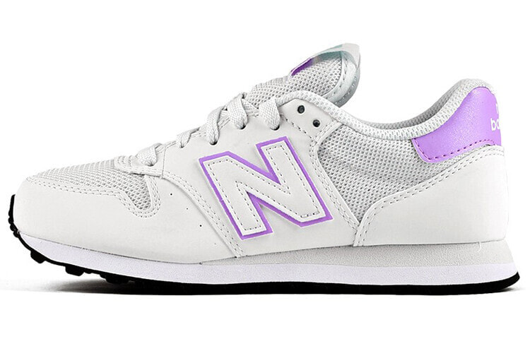 New Balance NB 500 低帮 跑步鞋 女款 白紫色 / Кроссовки New Balance NB 500 GW500SWV