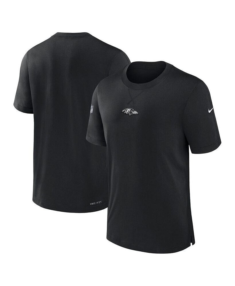Nike men's Black Baltimore Ravens 2023 Sideline Performance T-shirt
