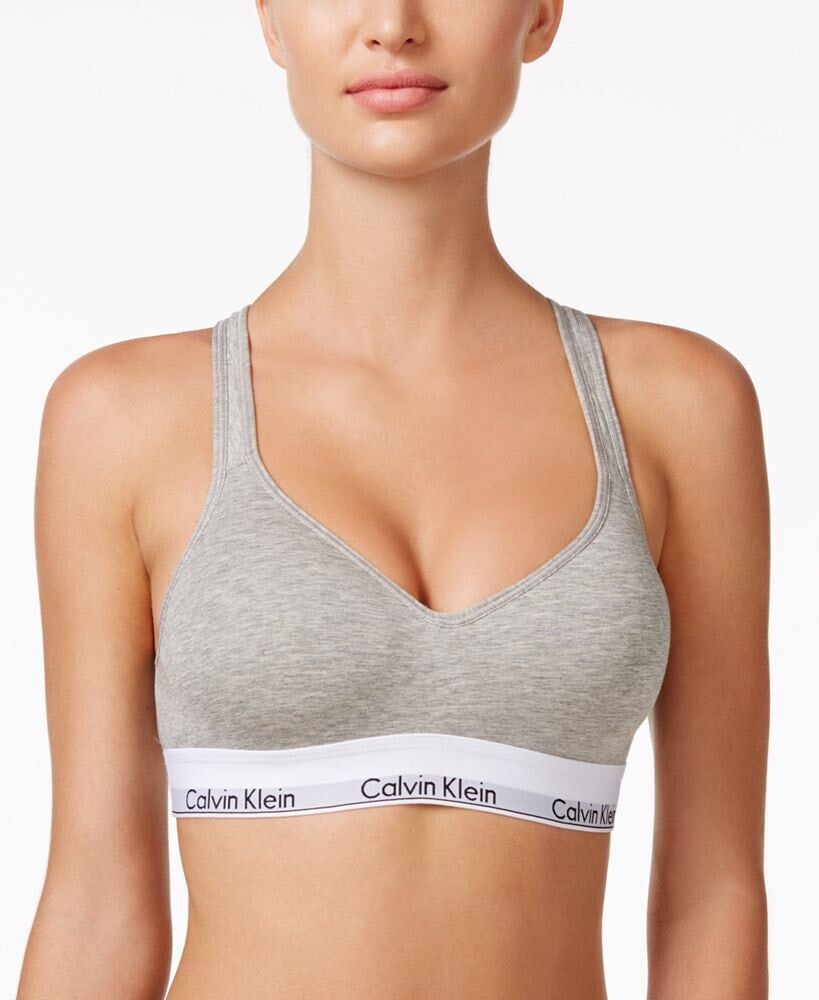 Calvin Klein Women's Modern Cotton Padded Bralette QF1654 бюстгальтеры  V73260841Размер: XL купить по выгодной цене от 4400 руб. в  интернет-магазине  с доставкой