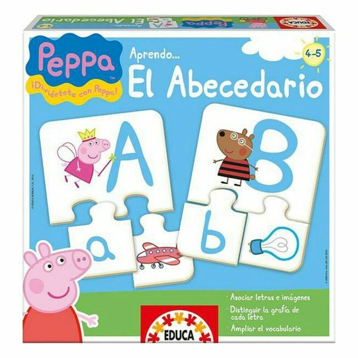 Puzzle Peppa Pig El Abecedario 81 Pieces