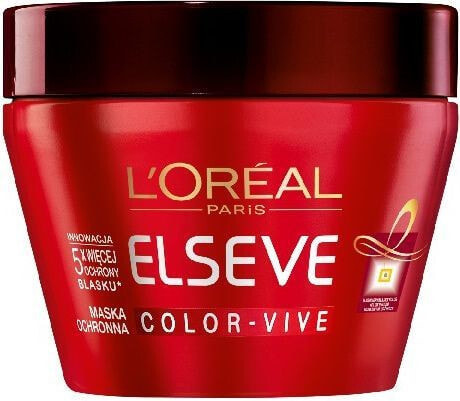 Маска или сыворотка для волос L'Oreal Paris L’Oreal Paris Elseve Color z filtrem UV Maseczka do włosów farbowanych 300 ml