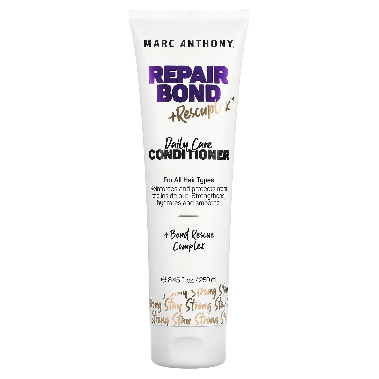 Marc Anthony, Repair Bond + Rescuplex, кондиционер для ежедневного ухода, для всех типов волос, 250 мл (8,45 жидк. Унции)