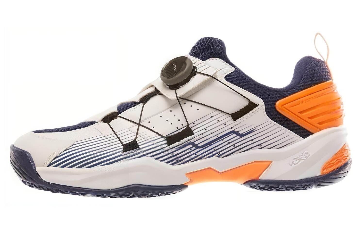 DECATHLON Badminton Shoes Men Low-Top White/Orange