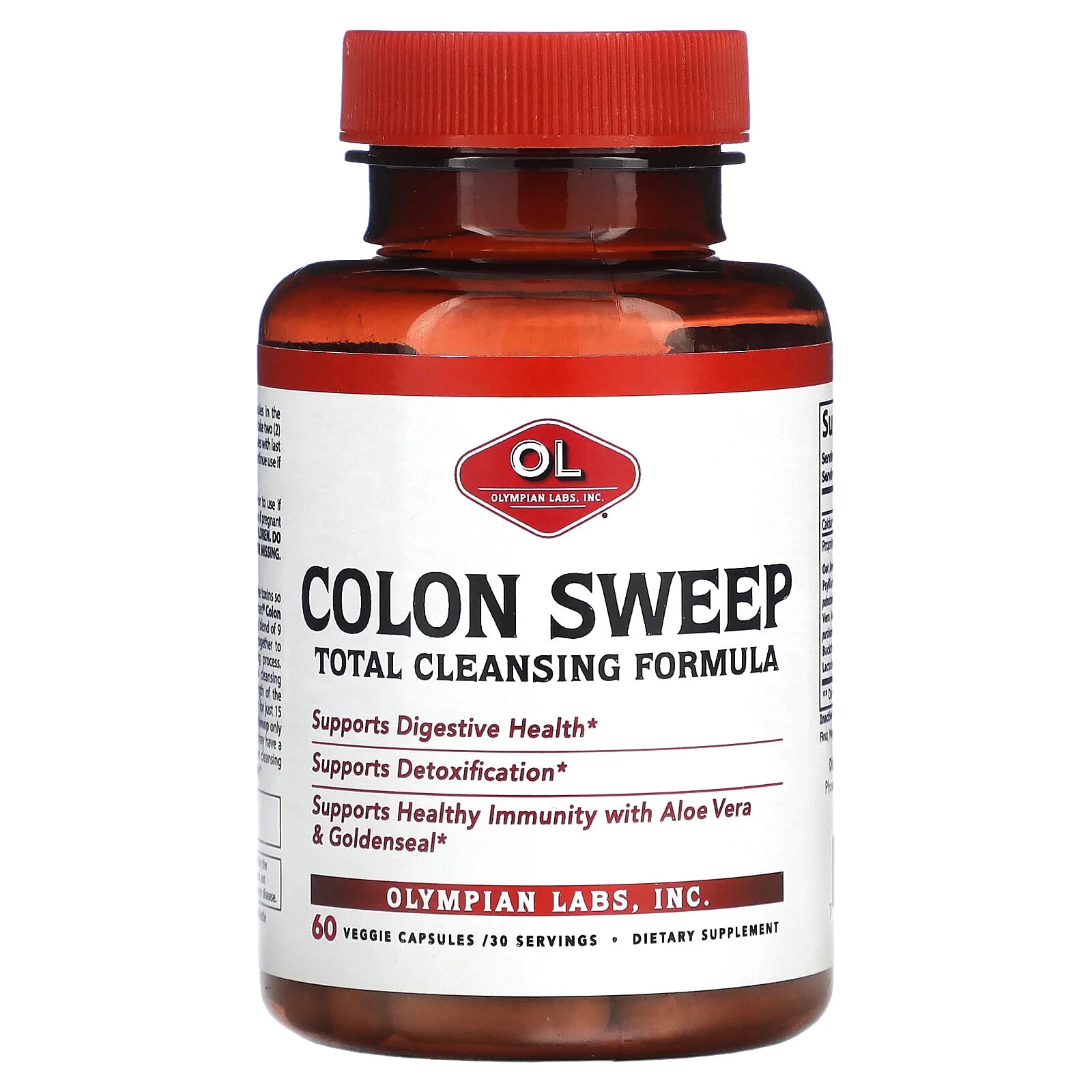 Olympian Labs, Colon Sweep, Total Cleansing Formula, 60 Veggie Capsules